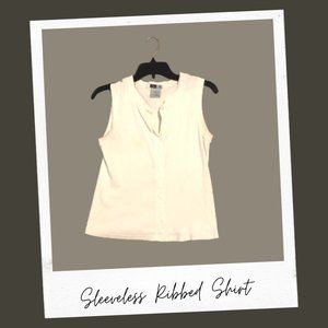 Sleeveless Ribbed Shirt